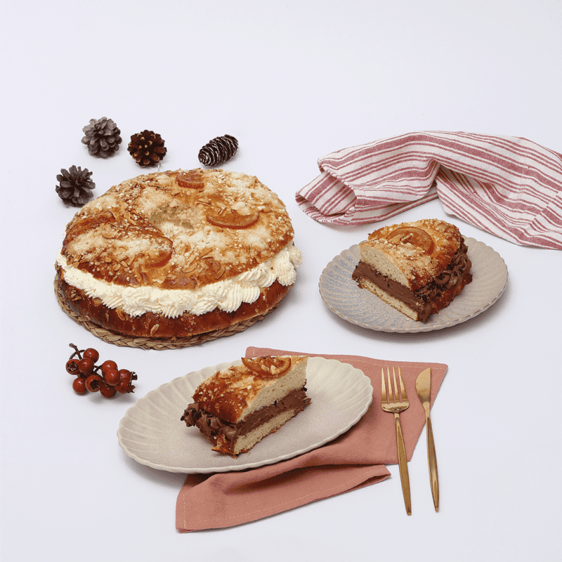 Roscón de Reyes turrón - Imagen 3